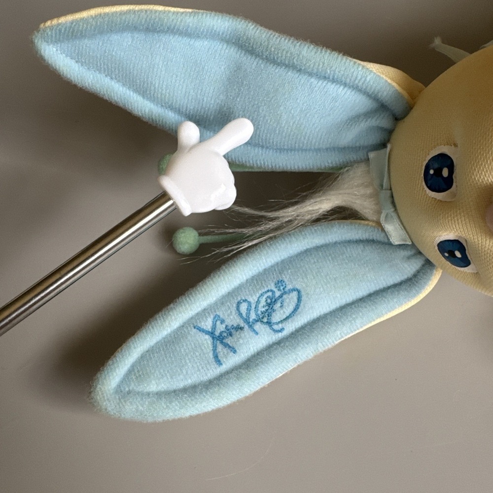 Vtg 1985 Cabbage Patch Kids Bunny Bee Xavier Roberts Blue Plush Pouch 13" - Picture 14 of 16